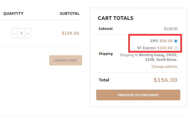 woocommerce set shipping by weight