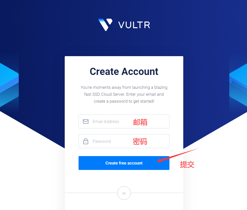 Sign up to get $100 VPS-Vultr